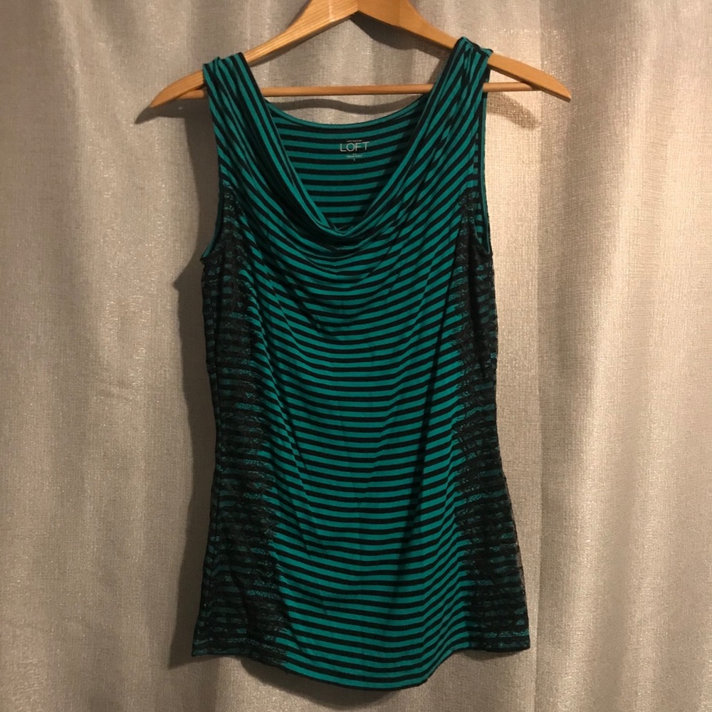 Loft cowl neck tank top size S